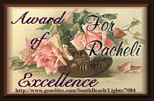 Tina's award of excellence